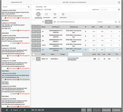 SAP FIORI Packtisch UI5