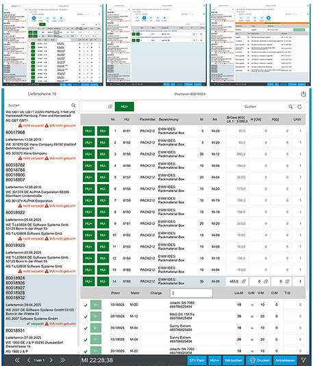SAP verpacken