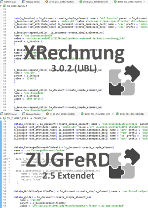 ZUGFeERD XRechnung